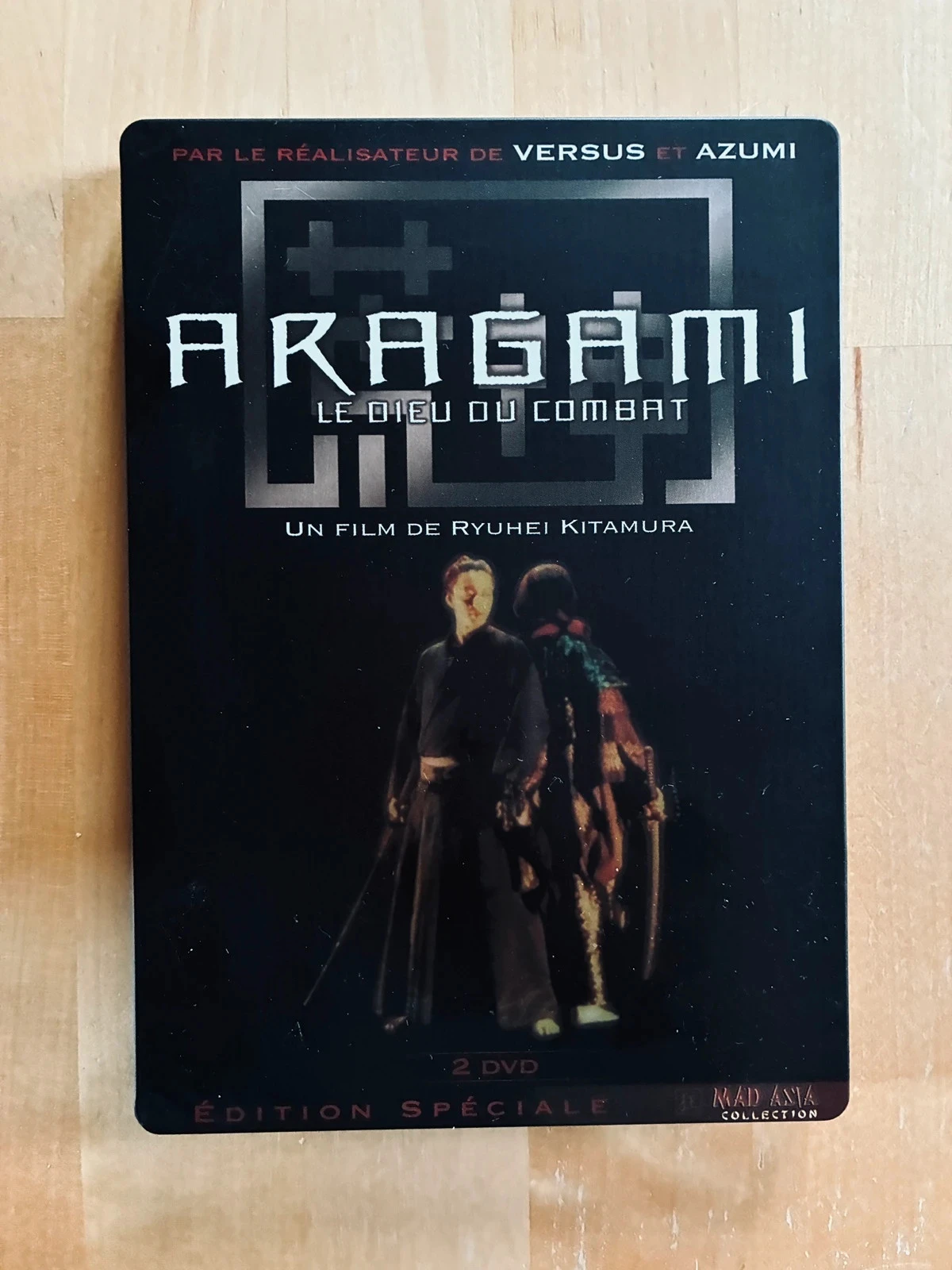 Steelbook 2 DVD Aragami le dieu du combat édition collector.